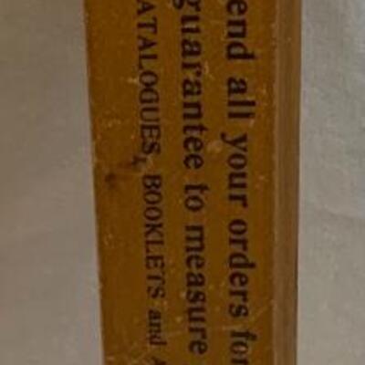 Vintage Wood ðŸªµ Rulers ðŸ“ with advertising  - 15â€ each approx