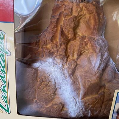 Village Landscape ~ Mountain Backdrop w/ trees