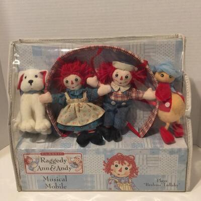 Raggedy Ann & Andy Musical Mobile - New