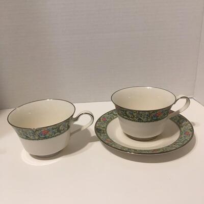 2 Tea Cups and 1 Saucer