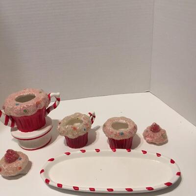 Tea Set - Candy Cane