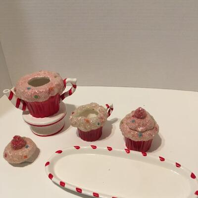 Tea Set - Candy Cane