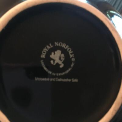 Royal Norfolk - Black Bowl Set of 5