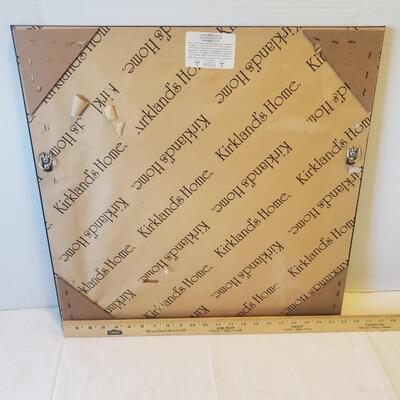 Framed Floral Wall Picture  - 22'' X 22''