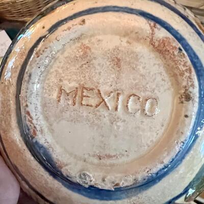Five Vintage Terra Cotta Mexican Nesting Bowls