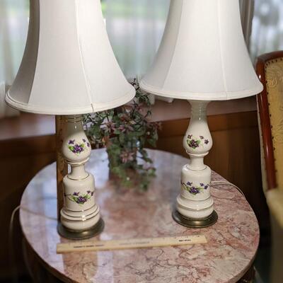 Beautiful Ceramic Vintage Leviton Lamps