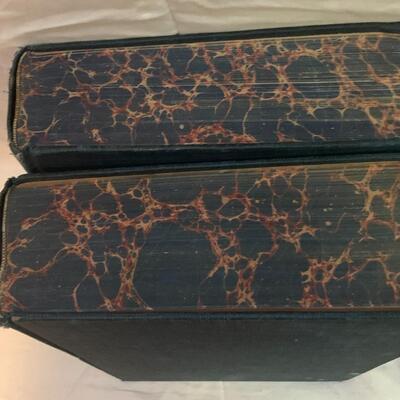 Vintage 1938 Funk and Wagnalls ðŸ“– Dictionary 2 volumes - 12â€ x 9â€ x 3â€ approx