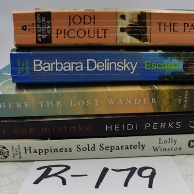 5 Mixed Author Book Lot