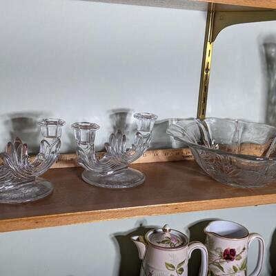 Nice Glassware including candle holders