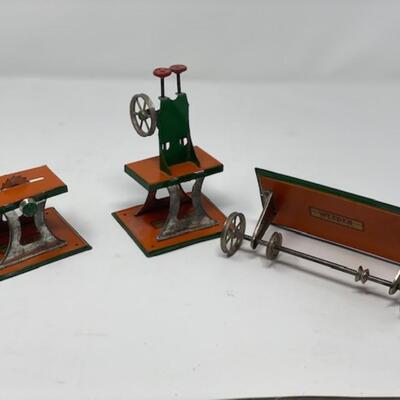 Weeden Toy Steam Engine and Implements