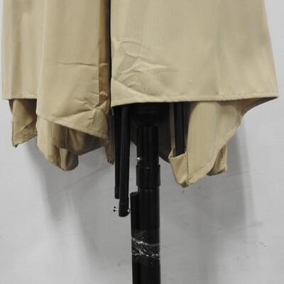 MF Studio 9ft Patio Umbrella with 8 Sturdy Ribs with Push Button Tilt/Crank