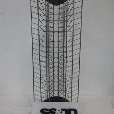 Metal DVD/CD Rack-32 Inches Tall