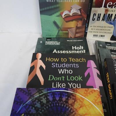 22 Teachers Instruction Manuals/Guidebooks: Holt Assessment & More