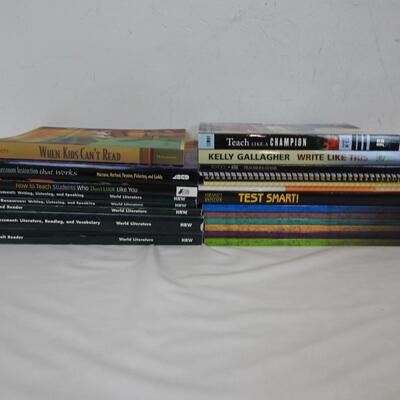 22 Teachers Instruction Manuals/Guidebooks: Holt Assessment & More