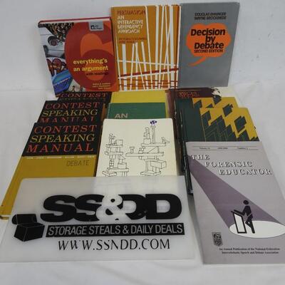 13 Debate/Persuasion Books: 2 Paperback, 11 Hardback-USed