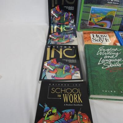 English/Writing Student Workbooks/Teachers' Manual: Elements of Literature +
