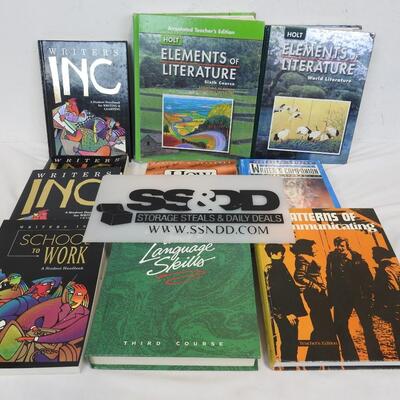English/Writing Student Workbooks/Teachers' Manual: Elements of Literature +