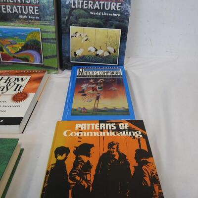 English/Writing Student Workbooks/Teachers' Manual: Elements of Literature +
