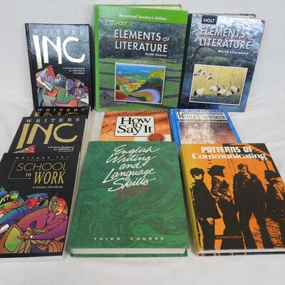 English/Writing Student Workbooks/Teachers' Manual: Elements of Literature +