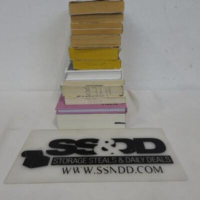 12 Non-Fiction Hardback /Paperback Books: Malcolm X, Shatner, Larry King,Rooney