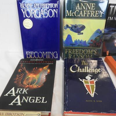 11 Hardback Books: To Kill A Mocking Bird, Ark Angel, Crazy Horse, Becoming-Used