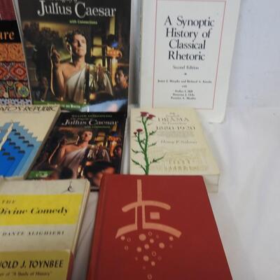 14 Books: English, Greek, Rome History, Poetry & Study Guides