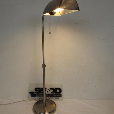 Metal Desk/Table Lamp, Adjustable, 30" Tall-Works