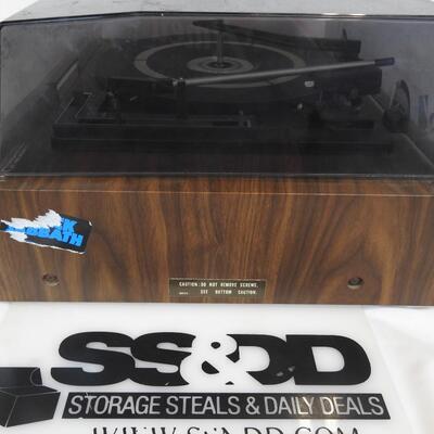 Panasonic SE-3160D Record Player Turntable -Turns On-No Speakers-Vintage