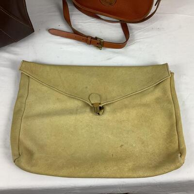 5246 Set of 3 Leather Bags