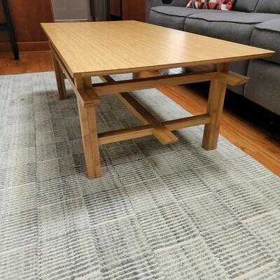 Modern Bamboo Coffee Table 48Lx24Wx17H