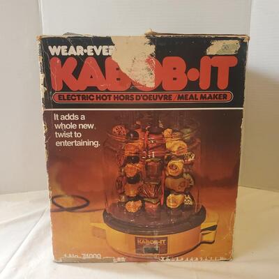 Vintage Kabob-it Wear-Ever Electric Hors D'oeuvre Maker - Newish See Details