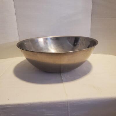 16'' Large Mixing Bowl Stainless Steel - Made in Korea