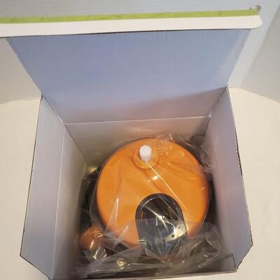 New Manual Meat Grinder Orange - NIB