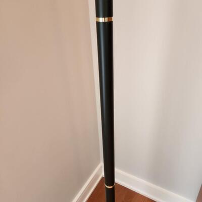 Black Torchiere Floor Lamp with Dimmer