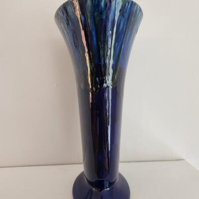 Erika Lucas Blue Art Pottery Vase