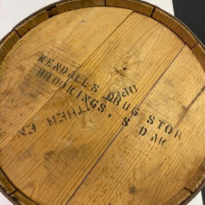 Wooden barrel keg-primitive
