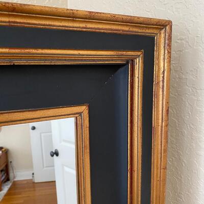 Large vintage framed mirror