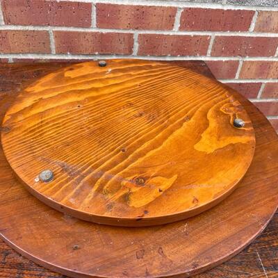 Wooden serving tray