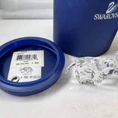 Swarwski Crystal animals 3 with boxes, mirror