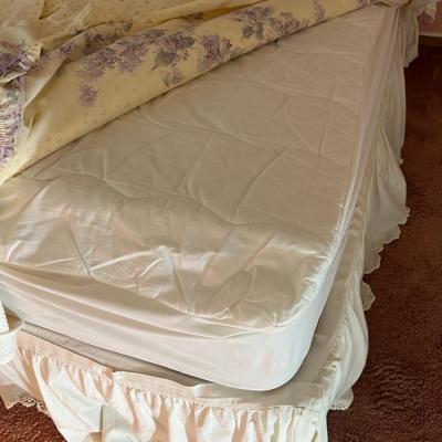 2 MCM twin beds with egg crate and mattress