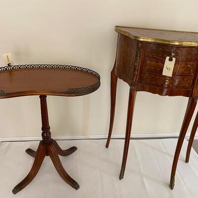 Accent Table Lot 