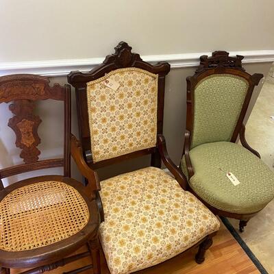 Victorian Accent Chair Lot 