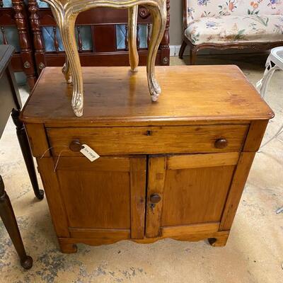 Wash Stand and French Accent Table Lot
