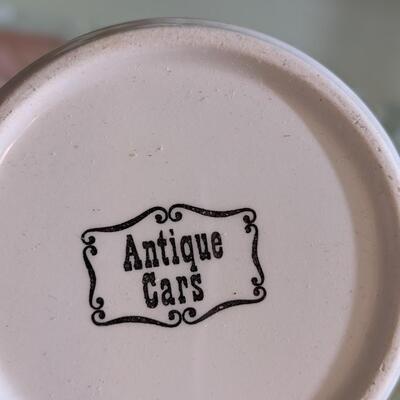 Fun Themed Mugs of Antique Cars, Great Shape