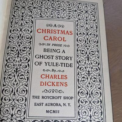 1902 Charles Dickens' A Christmas Carol, Excellent Condition
