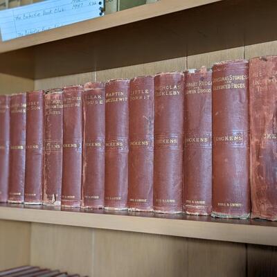 Set of 13, 1880 Copies of Charles Dickens' Various Works