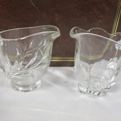 Clear Glass Creamers