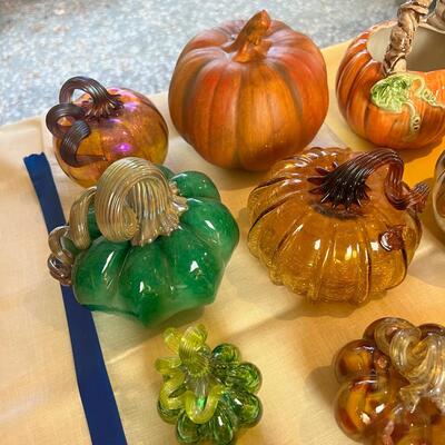 Glass Pumpkin Collection lot #1