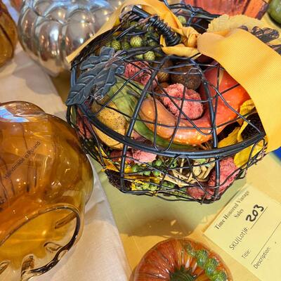 Glass Pumpkin Collection lot #1