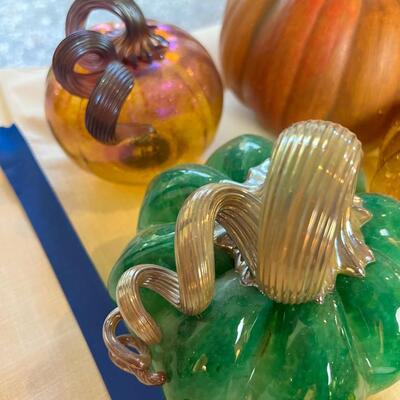 Glass Pumpkin Collection lot #1
